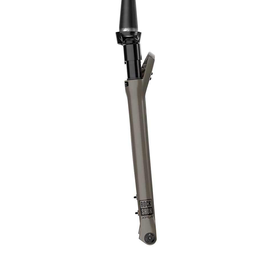 RockShox, Rudy Ultimate XPLR A2, Suspension Fork, 700C, Solo Air, 30mm, 1-1/8''-1.5'', 12x100mm TA, Rake: 45mm, Brown
