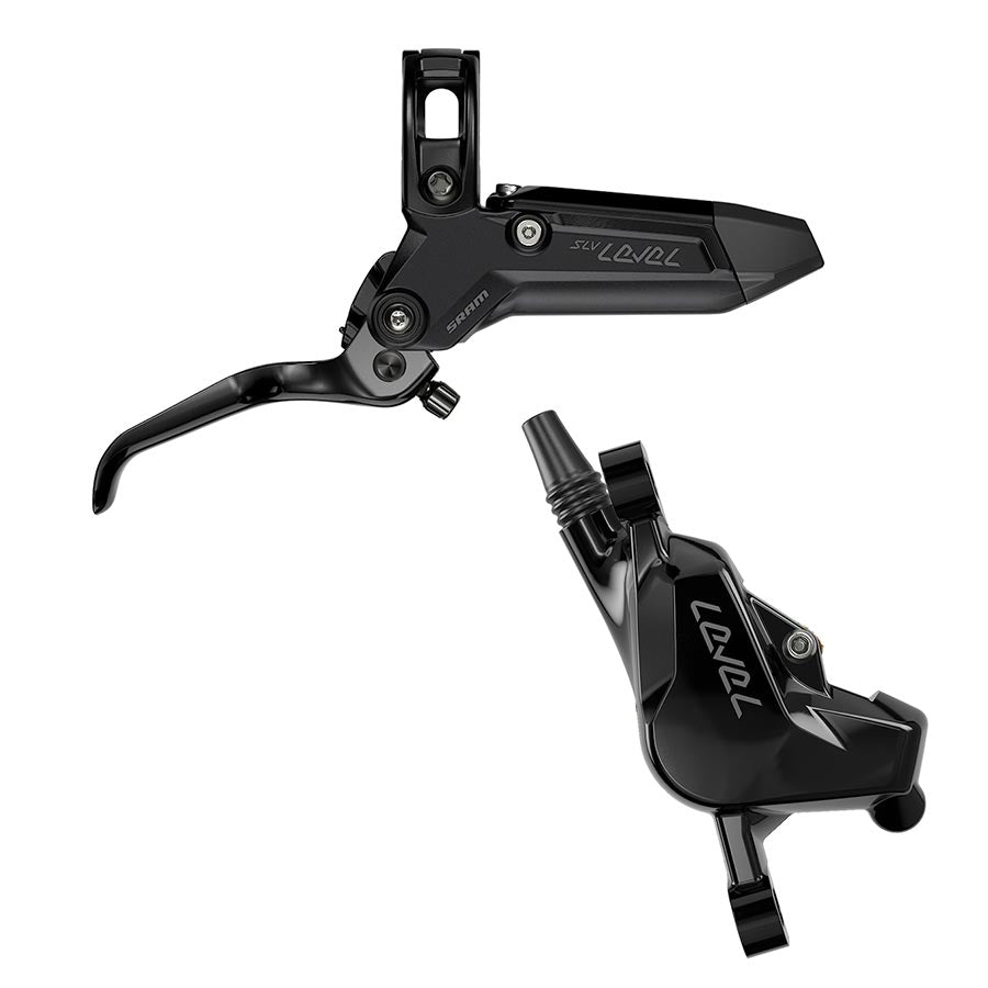 SRAM, Level Silver Stealth 2P, MTB Hydraulic Disc Brake, Rear, Post mount, Black