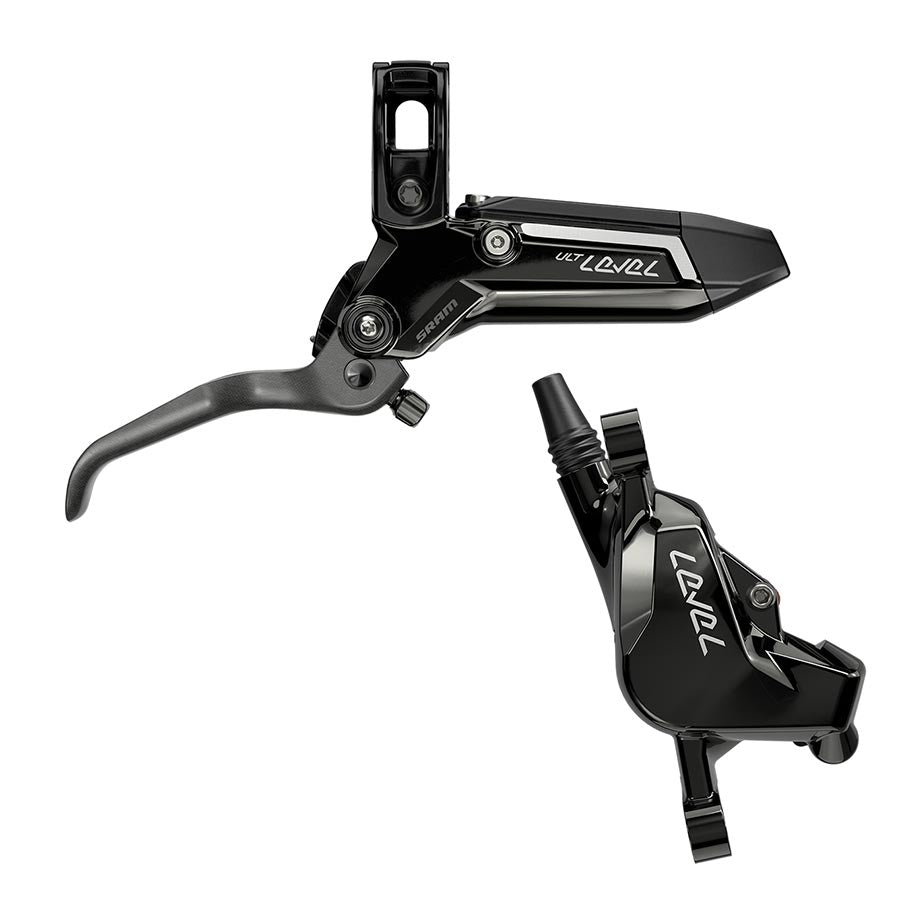 SRAM, Level Silver Stealth 4P, MTB Hydraulic Disc Brake, Rear, Post mount, Black