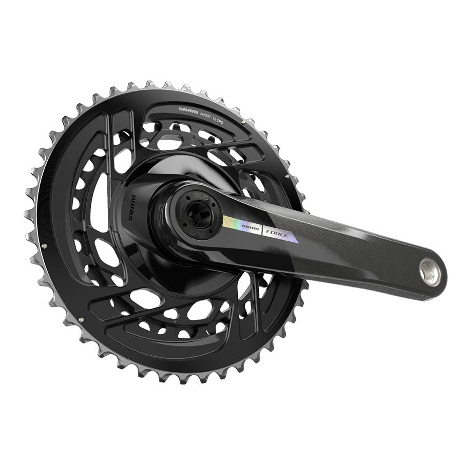 SRAM, Force D2 2x, Crankset, Speed: 12, Spindle: 28.99mm, BCD: Direct Mount, 46/33, DUB, 167.5mm, Black, Road Disc