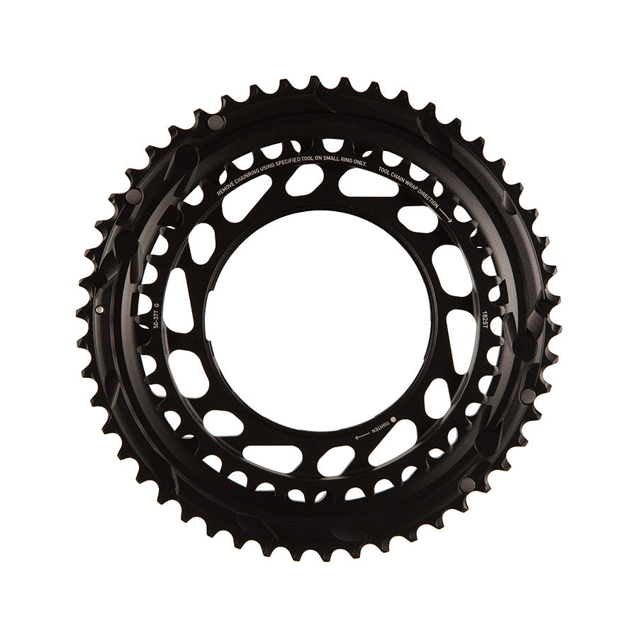 Force E1 2x Thread Mount Chainring - Black