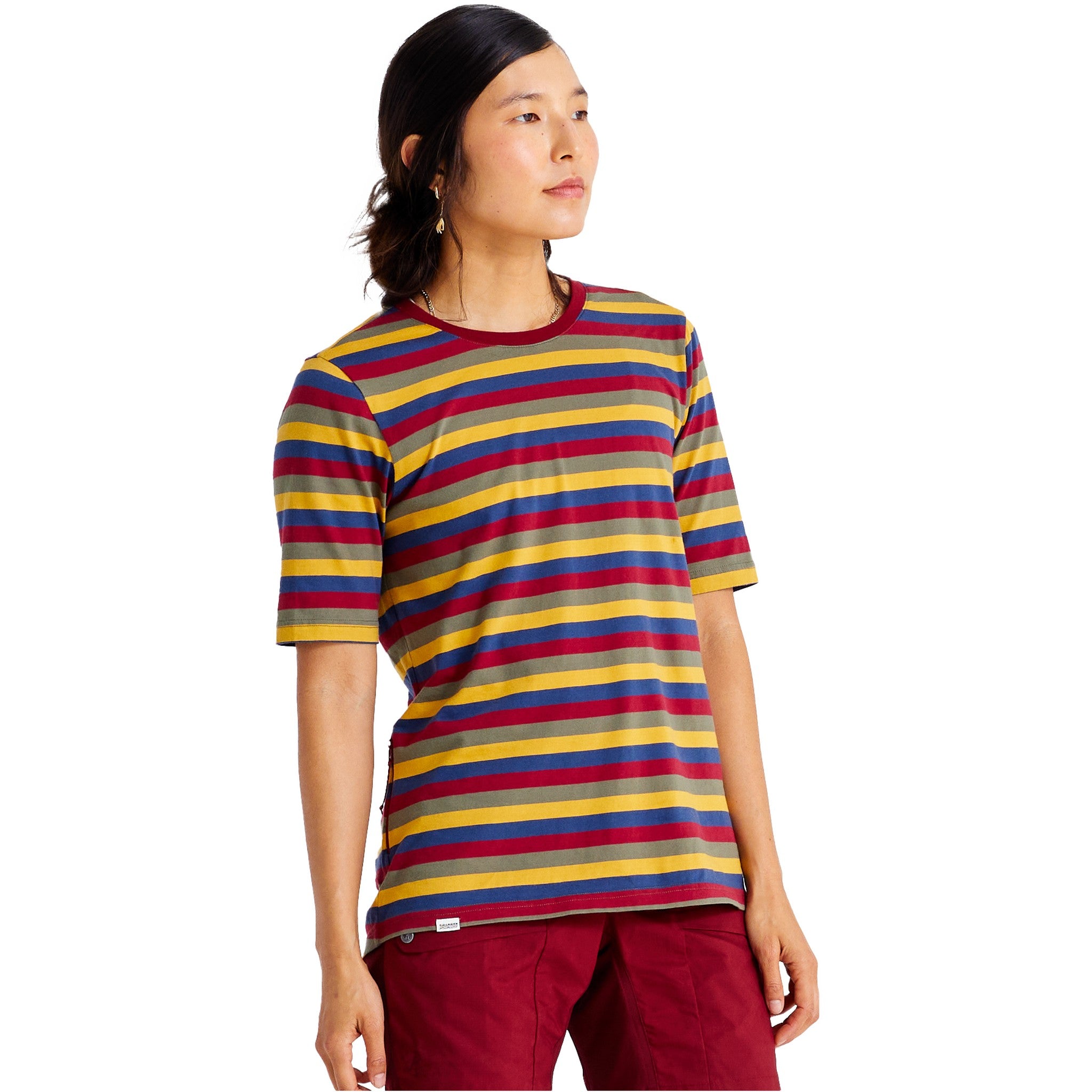 Women's Specialized/Fjällräven Cotton Striped Short Sleeve Tee