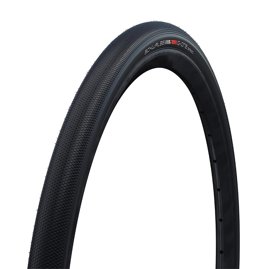 Schwalbe, G-One Speed, Gravel Tire, 700x45C, Folding, Tubeless Ready, Addix Speedgrip, Super Ground, TL Easy, 67TPI, Black