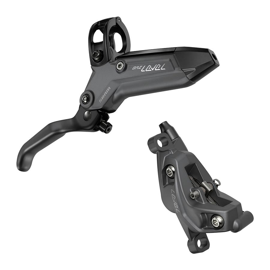 SRAM, Level Bronze Stealth 4P, MTB Hydraulic Disc Brake, Rear, Post mount, Grey
