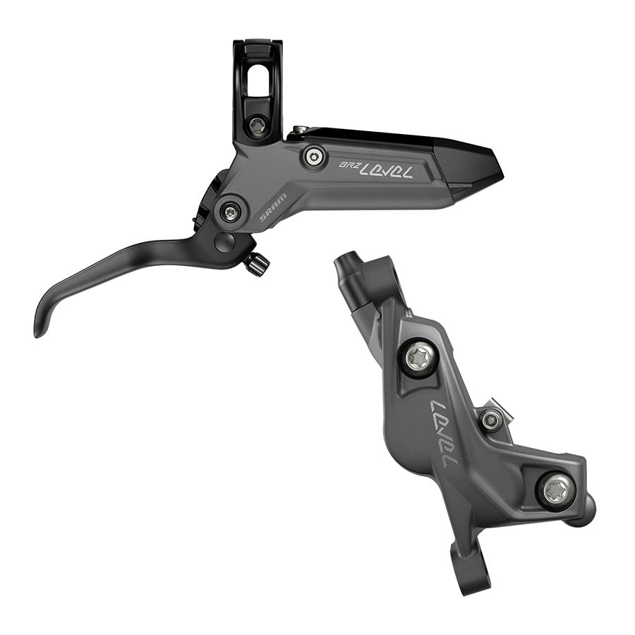 SRAM, Level Bronze Stealth 4P, MTB Hydraulic Disc Brake, Rear, Post mount, Grey