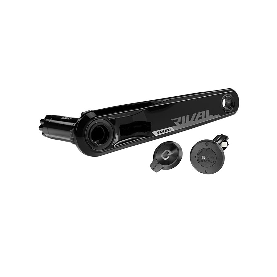 SRAM, Rival D1 Quarq Wide Left Arm/Spindle, Power Meter Crankset, Speed: 12, Spindle: 28.99mm, DUB, 172.5mm, Black, Road Disc