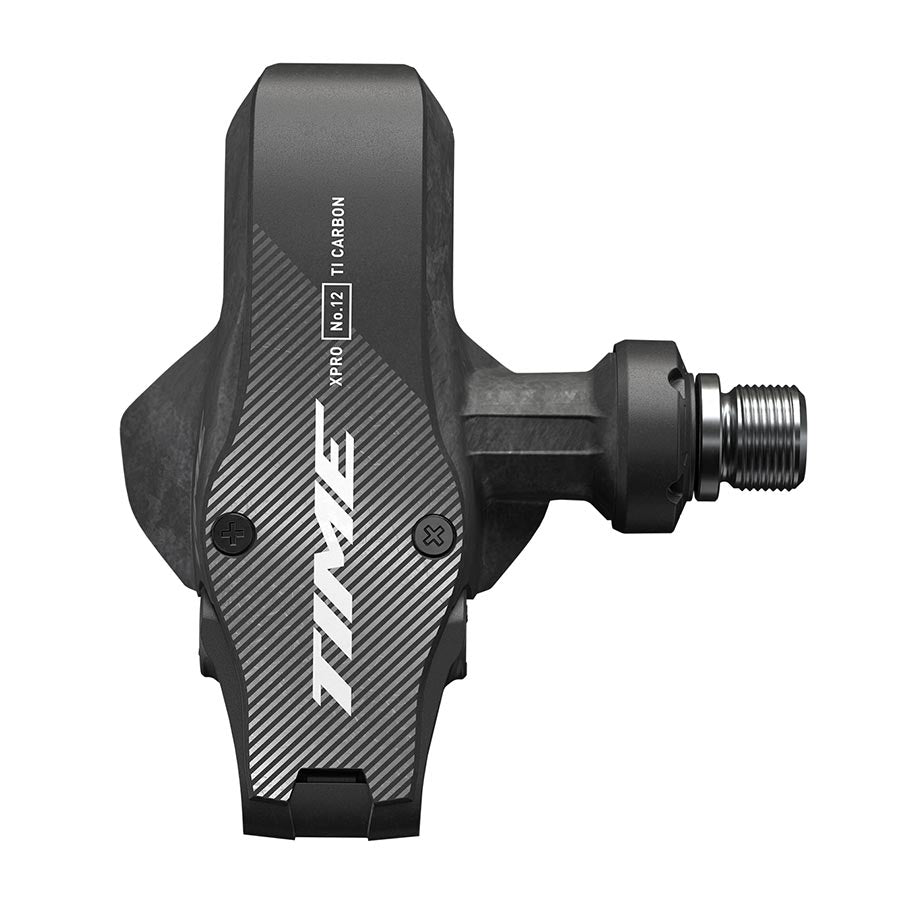 XPRO 12 B1, Pedals, Body: Carbon, Spindle: Titanium, 9/16'', Carbon Silver, 51 Q-Factor, Pair