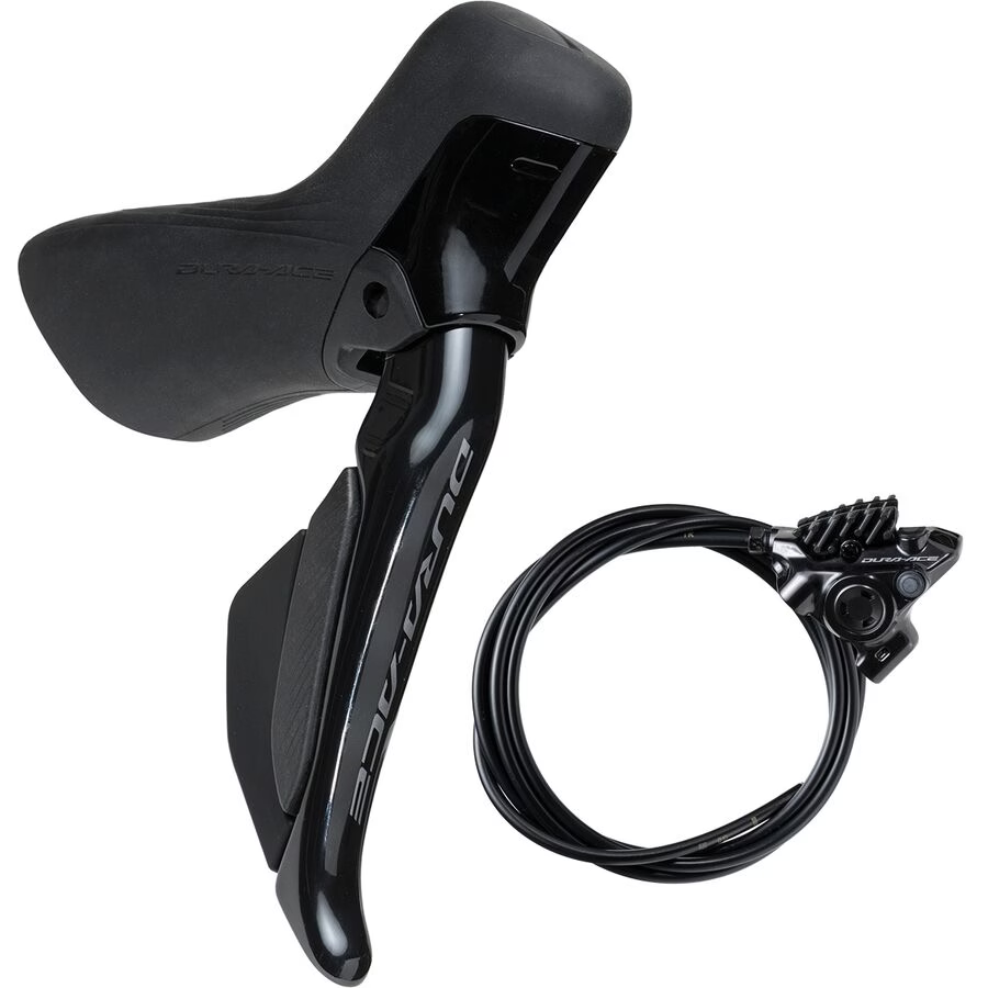 Shimano Dura-Ace ST-R9270-RF Di2 Shift/Brake Lever with BR-R9270 Hydraulic Disc Brake Caliper - Right/Rear, 12-Speed, Flat Mount, Black